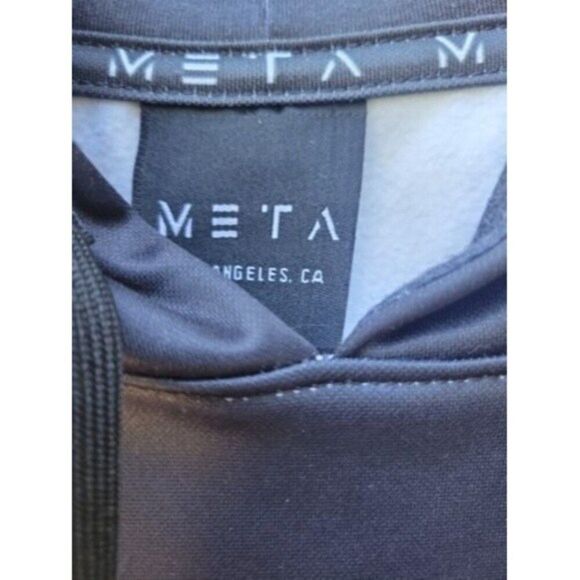 META Sweatshirt Launch Edition Meta Unisex Med black Hooded - Picture 8 of 11